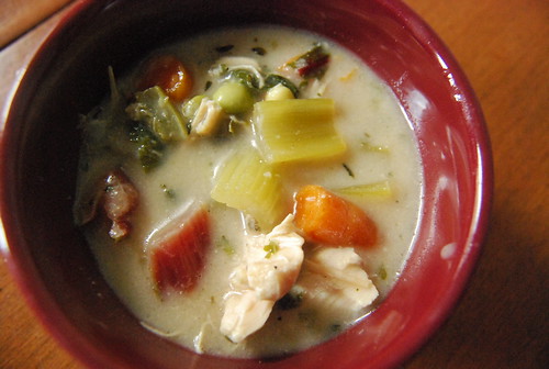 Nicola's chicken vegetable soup