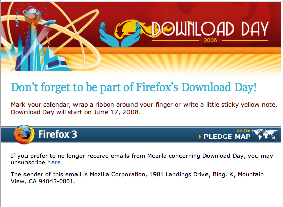 FireFox 3 Download Day!