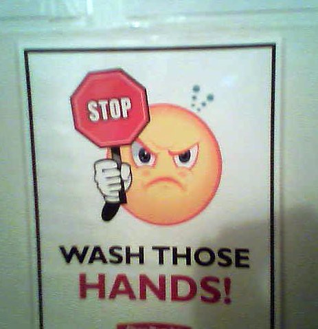 WASH THOSE HANDS!