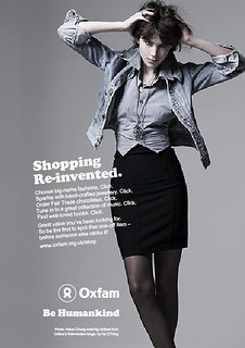 Oxfam online shop advert