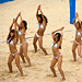 Girls Performing a Sand Show
