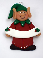Large Elf Ornament