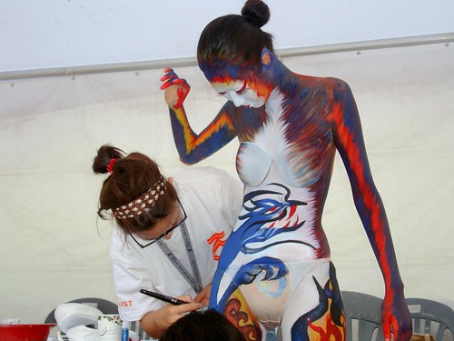 World Bodypainting Festival Asia . Day Two