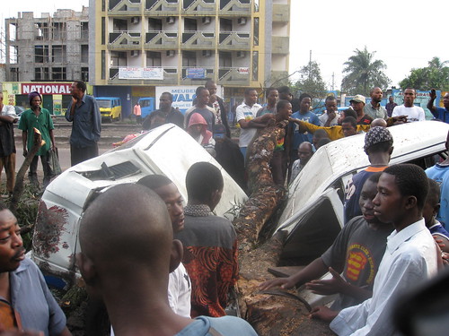 Kinshasa taxi accident