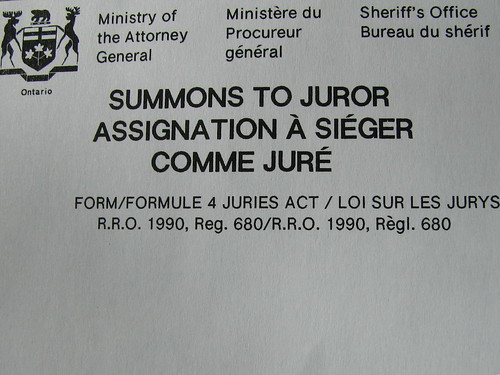 Summons to Juror