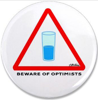 beware of optimist badge