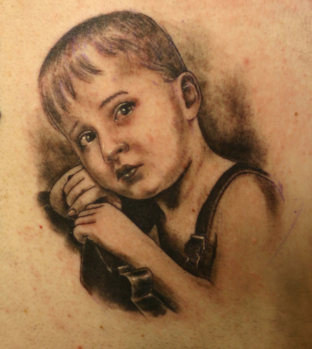 portrait tattoos. Boy-Portrait Tattoo