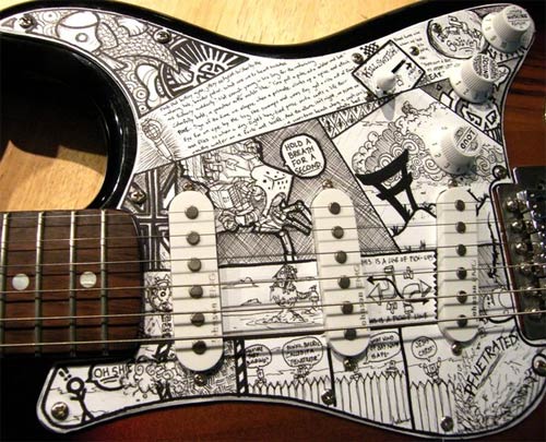 Ithiel - DeviantART guitar art paint