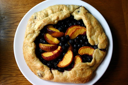 galette: blueberry and nectarine