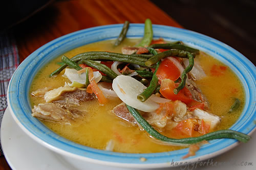 Cafe by the Ruins - Rattan Fruit Beef Sinigang at PhP 275.00