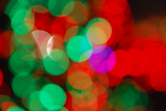 Bokeh dots 4 - Christmas colours