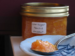 Low-Sugar Peach and Hazelnut Jam