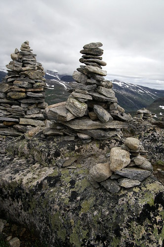 stone trolls on mountain Dalsnibba