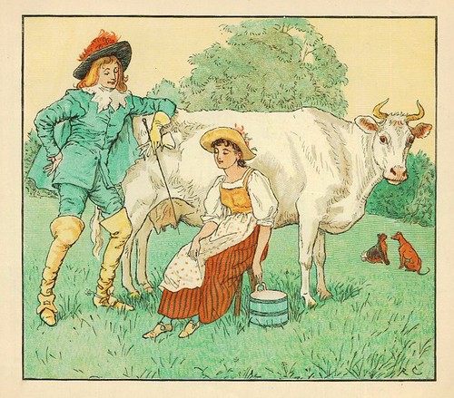 012- The milkmaid  an old song exhibited & explained in many designs 1882