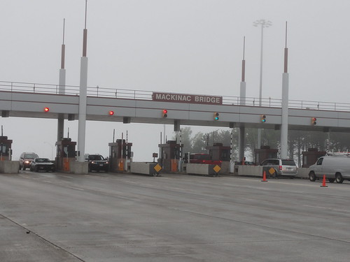 Toll after passing the bridge