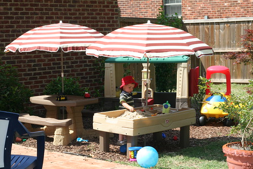 Our Redesigned Outside Play Area