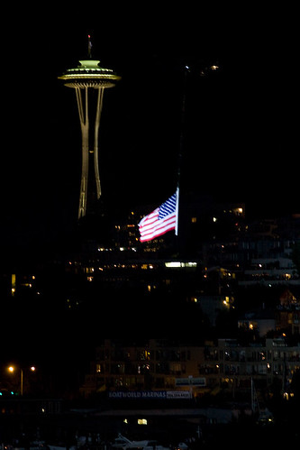 Seattle Lake Union fireworks celebration by Margret Maria Cordts.