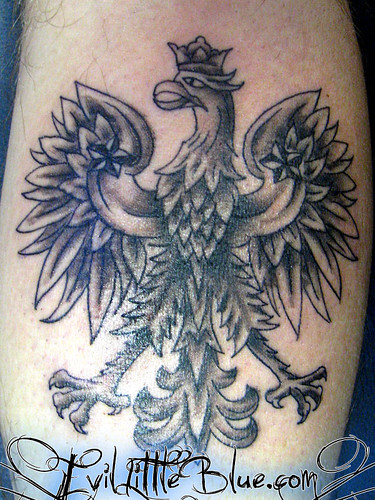 Polish Eagle Tattoo. Neck Spider middot; Polish Eagle