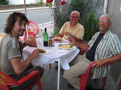 Dinner met Jan en Renze in Samos