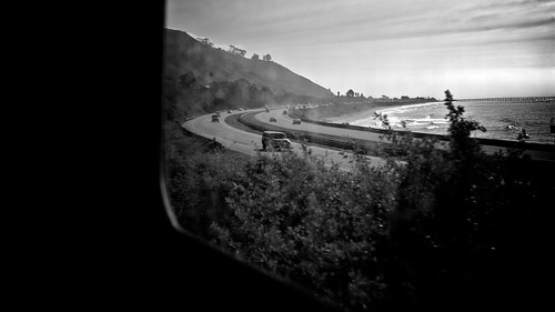 Pacific Coast Highway From Amtrak Surfliner Window