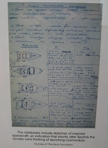 Russian space engineering notes - Manned space flight design variants ©  brewbooks
