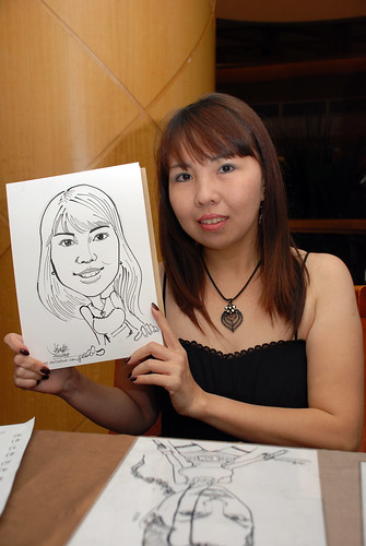 Caricature live sketching Misumi SouthEast Asia D&D 2