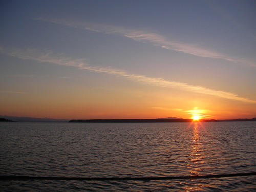 Sunset at Savary Island