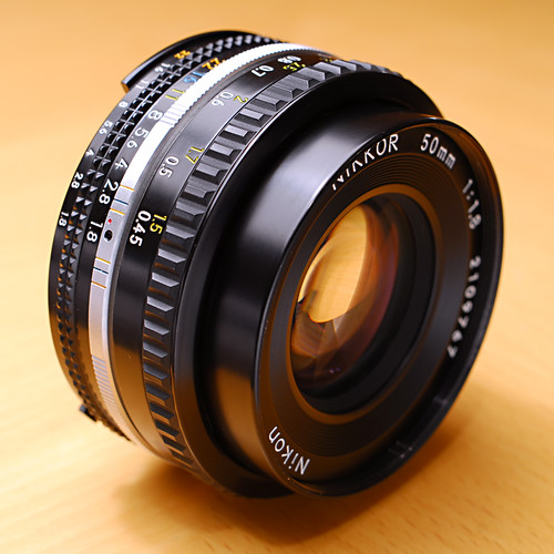 カメラ レンズ(単焦点) DCView 達人部落格- Nikon AI Nikkor 50mm F1.8S 餅乾型標準鏡頭