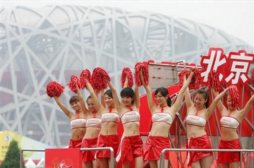 Sexy Cheerleaders in Beijing Olympics 2008