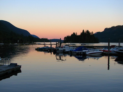 Lake Cowichan sunset