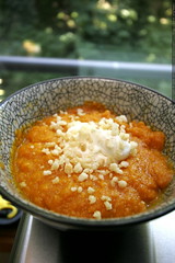 carrot-macadamia soup with sour cream - _MG_0350