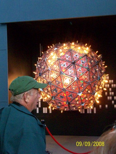 Ireland - Waterford Crystal Factory Tour - replica new years eve ball even has the light show!