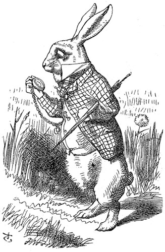 A- El conejo blanco-Edición 1866 –Tenniel
