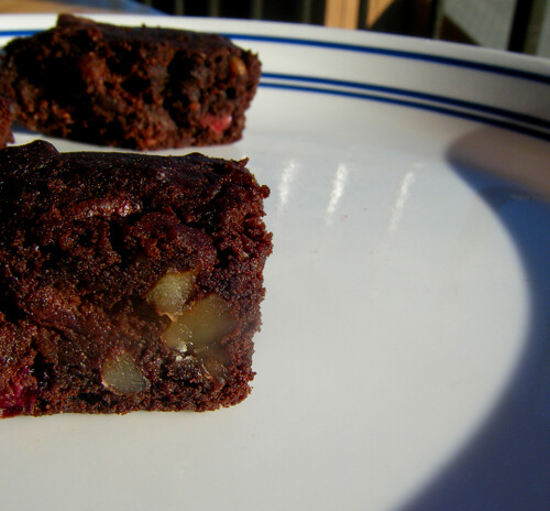 cranberry-healthy-brownies