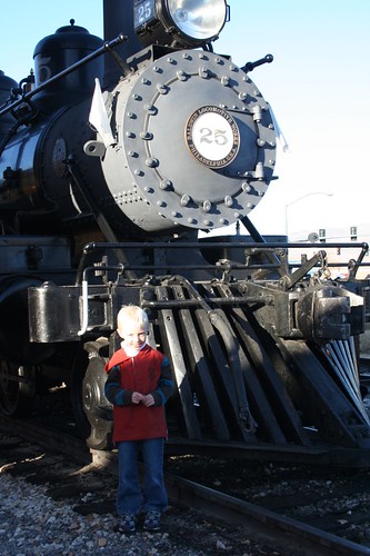 Sammy with the Locomotive