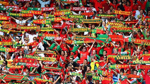 Awesome Portugal Fans Fill EURO 2008 Atmosphere