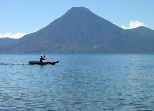 Mayan Fisherman on Lake Atitlan