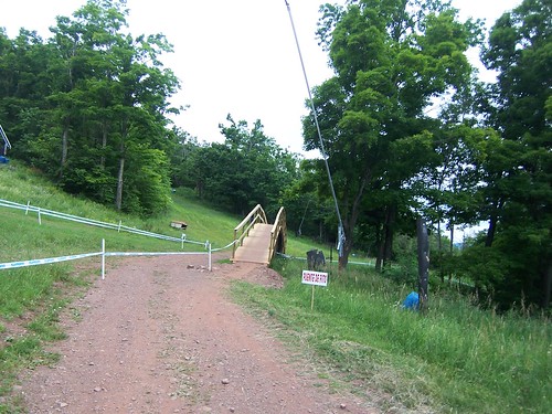 One of the 2  main bridges that go over the DH course