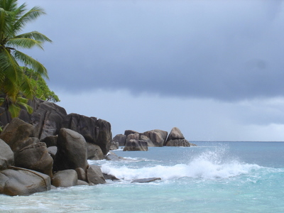 Anse Takamaka in Mahe (Seychelles)