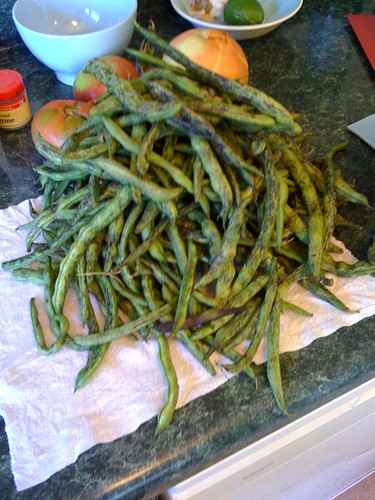 Mountain of green beans. by jameswhitefanclub.