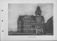 Georgia Normal and Industrial College Booklet Page Featuring the Main Building