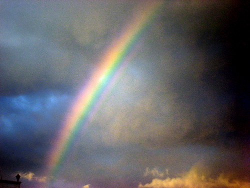 Morning rainbow in Ramat-gan