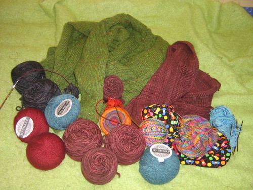 yarn stash on camp!