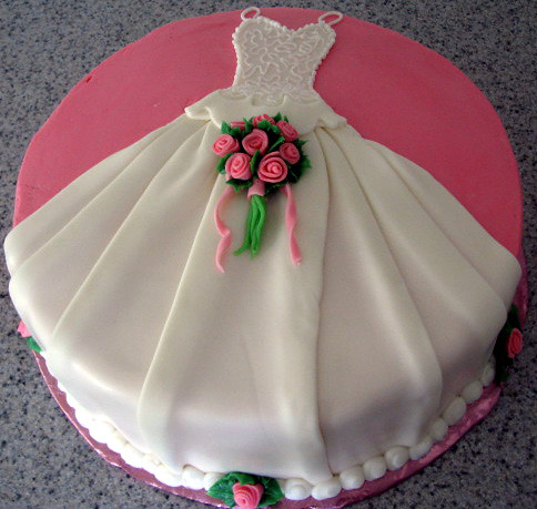 Wedding Dress Cake
