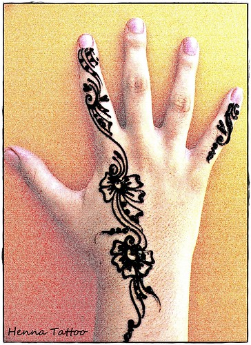 This is not tribal tattoo.it is Henna Flowers Tattoo