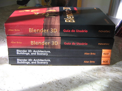 Dois livros sobre Blender 3D