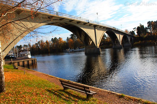 The bridge of the Leksand - Sverige