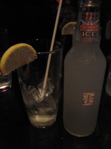 Smirnoff Ice at Club Soda - $8 with tip
