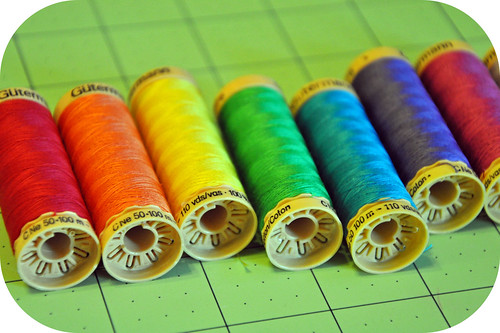 Rainbow Gutermann Thread