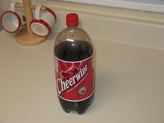 Cheerwine bottle from the store
